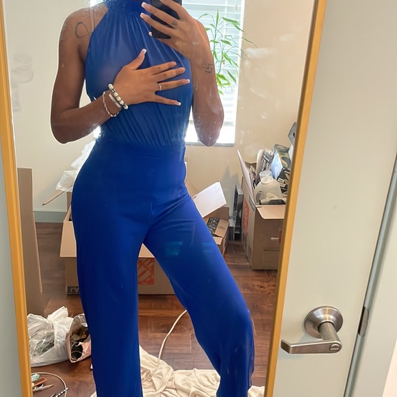 🦋🌀Blue Jumpsuit🌀🦋 - Picture 5 of 6